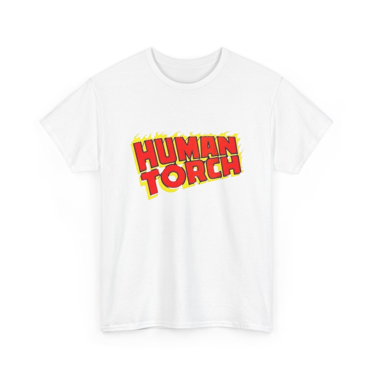Human Torch Graphic T-Shirt Unisex Heavy Cotton Tee