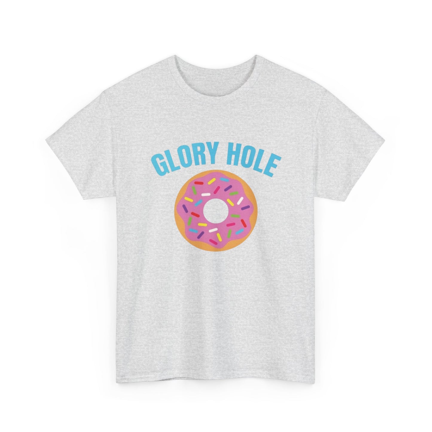 Glory Hole Donuts Funny Sex Jokes Graphic T Shirt Unisex Heavy Cotton Tee