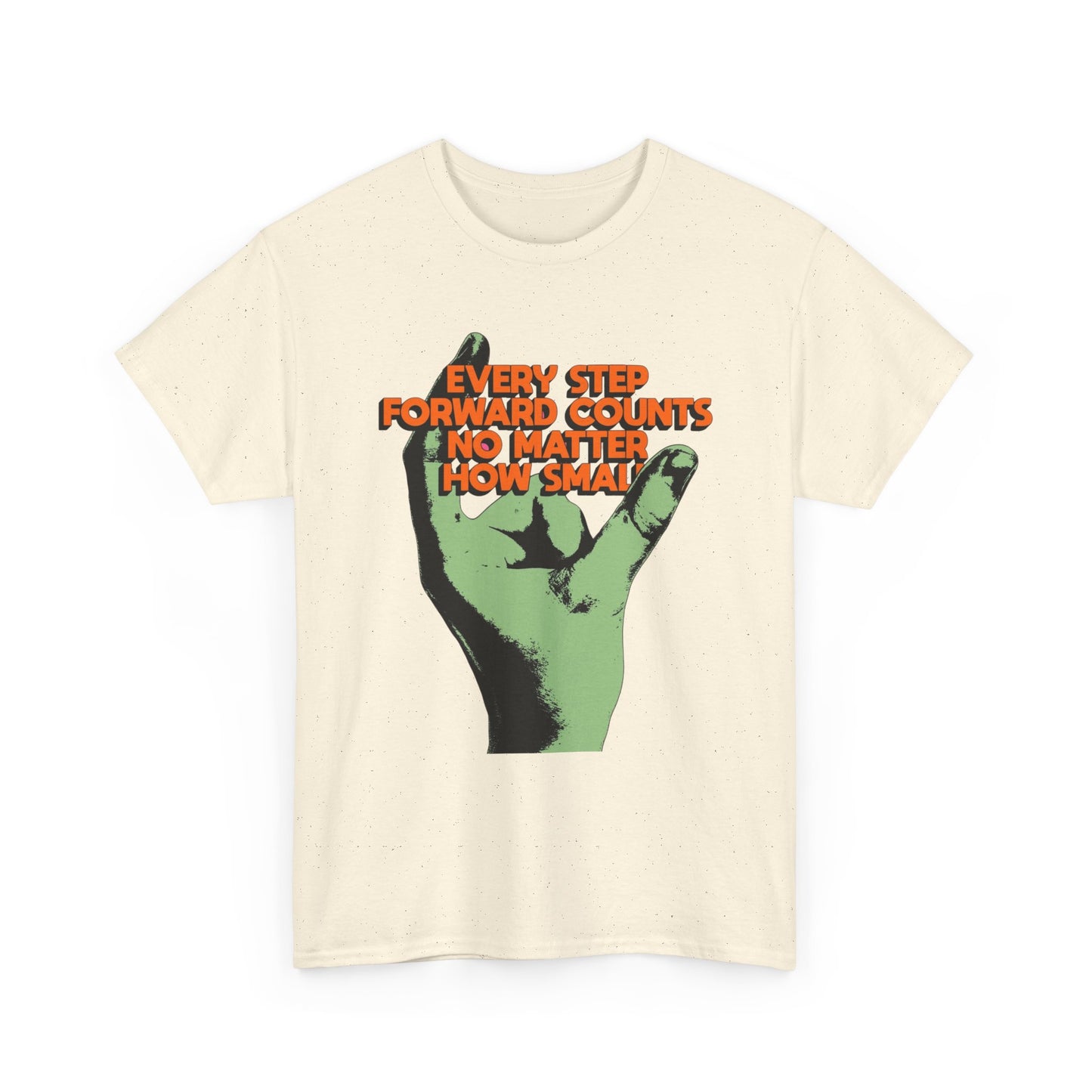Every Step Forward Counts Graphic T-Shirt Unisex Heavy Cotton Tee Gift