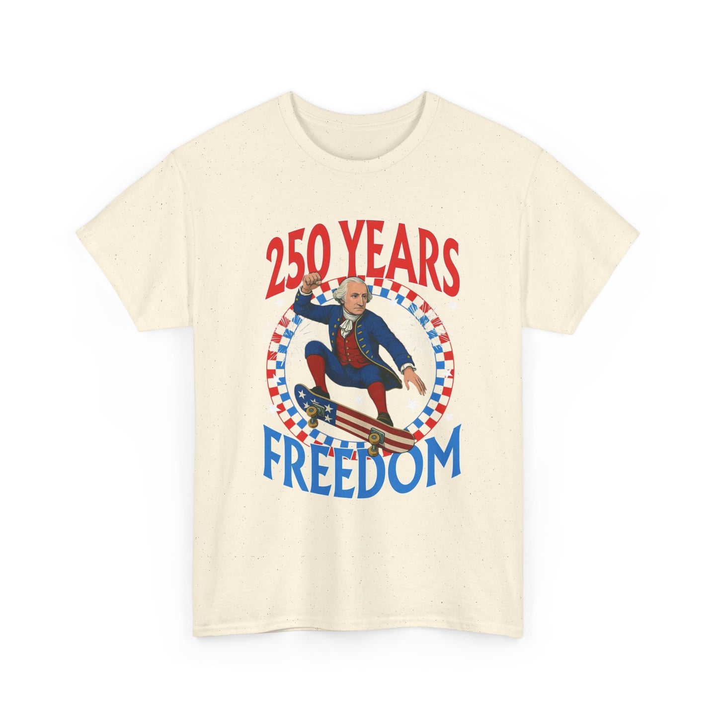 July 4th American Flag 250 Years Graphic T Shirt Unisex Cotton Tee NEW