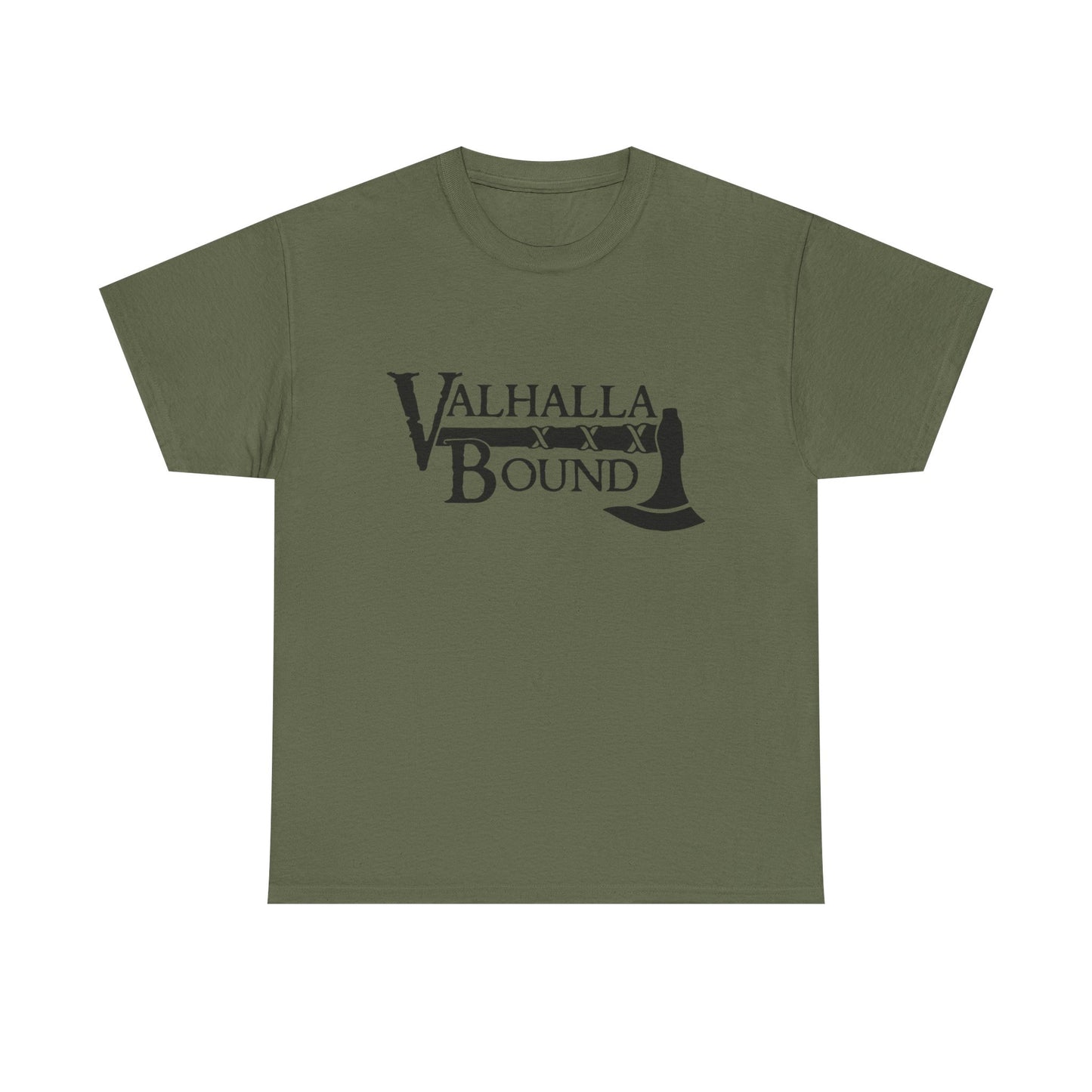 Valhalla Bound Graphic T Shirt NEW ADULT Unisex Heavy Cotton Tee