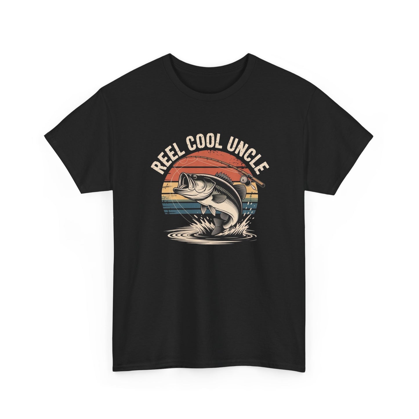 Reel Cool Uncle Graphic T Shirt NEW Adult Unisex Heavy Cotton Tee