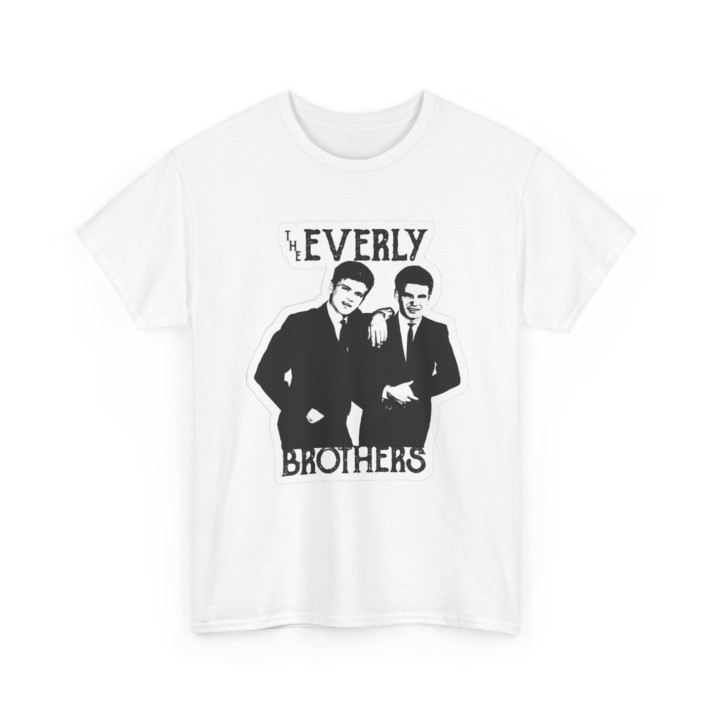 The Everly Brothers Vintage Graphic T Shirt NEW Unisex Heavy Cotton Tee