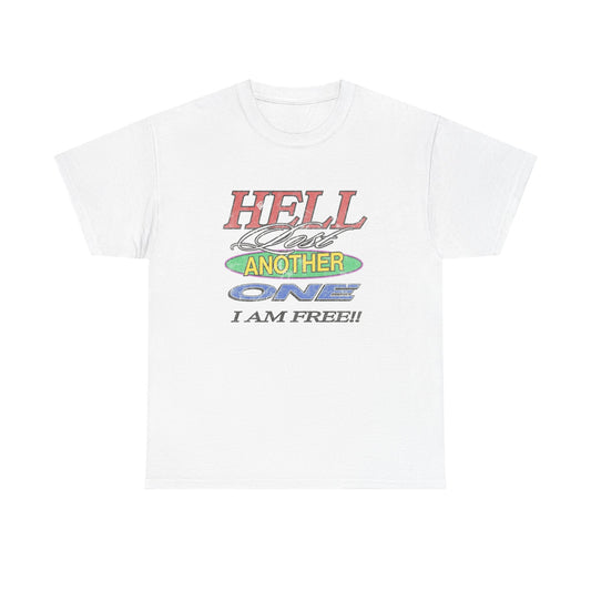 I'm Free Jesus Saves Graphic T Shirt Unisex Heavy Cotton Tee