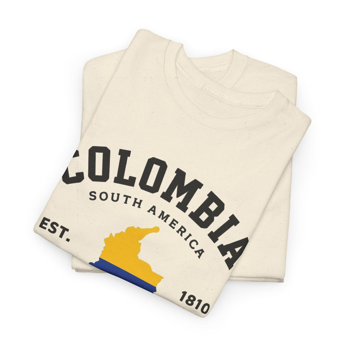 Colombia South America Graphic T Shirt Travel Men's Heavy Cotton Tee