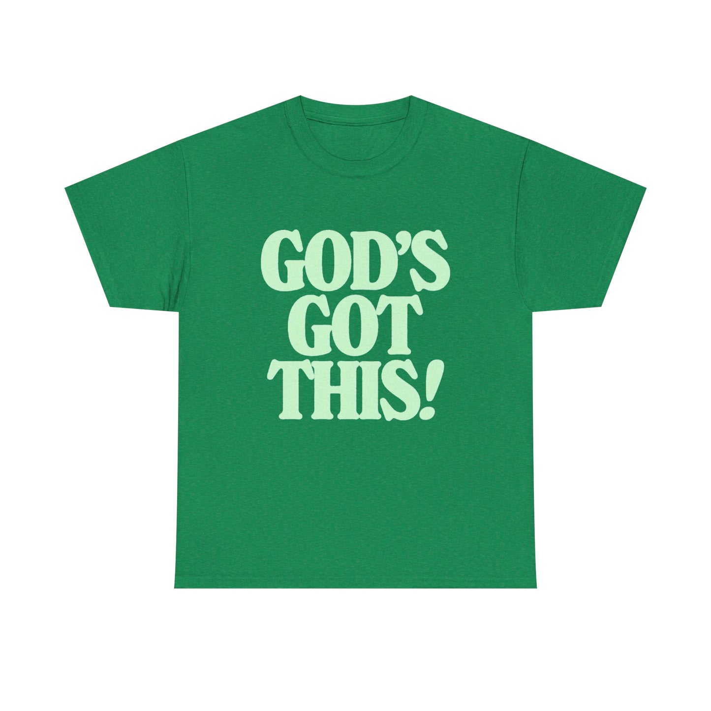 Gods Got This Graphic T Shirt Men's Heavy Cotton Tee - Quality - Modern True to Size