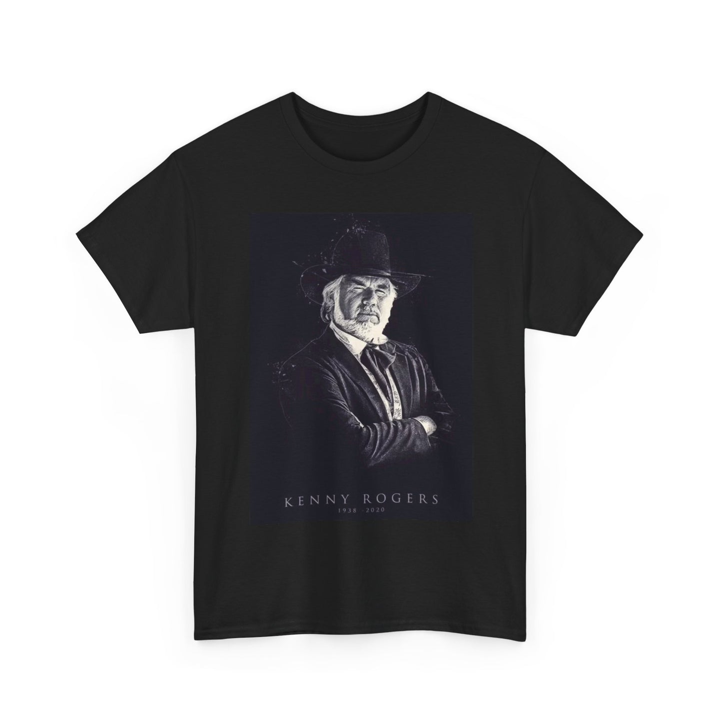Kenny Rogers Tshirt Vintage Country Graphic Merch Unisex Heavy Cotton Tee