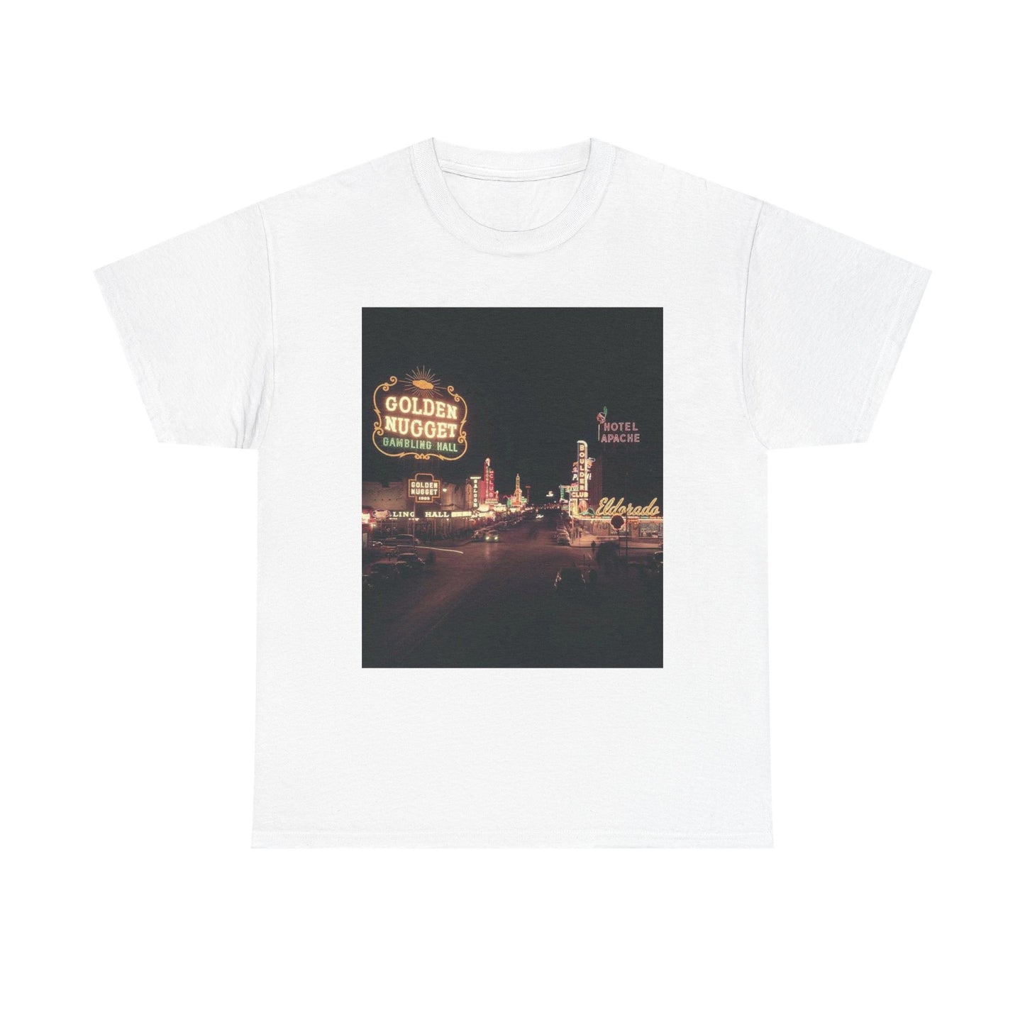 Las Vegas Tshirt Vintage Strip Retro Photo Nostalgia Unisex Golden Nugget Casino