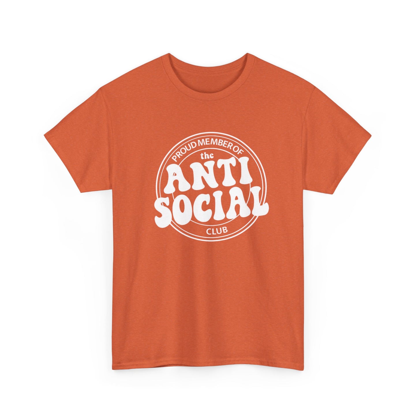 Anti Social Club Graphic T Shirt Unisex Heavy Cotton Tee