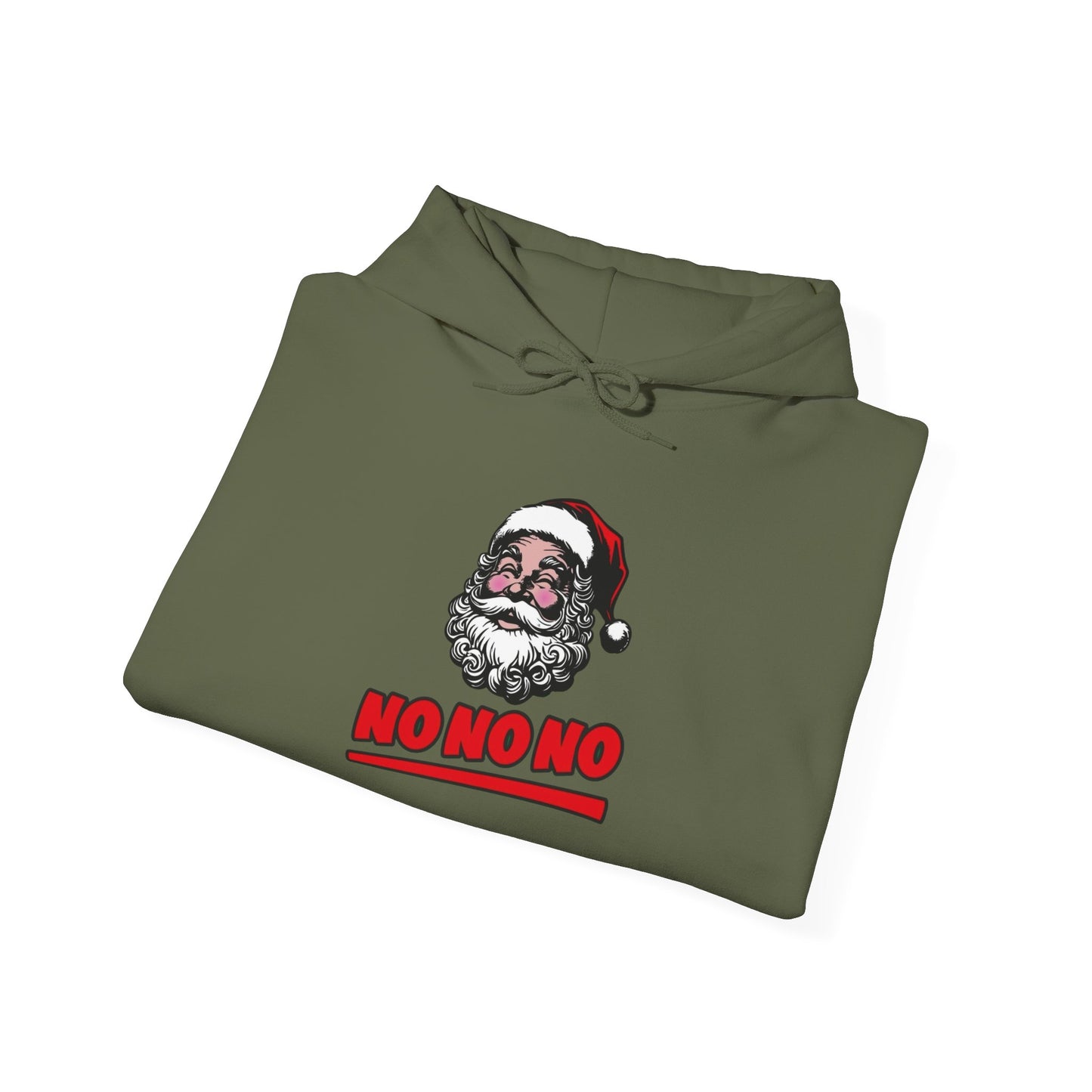 Santa Funny Christmas Graphic Hoodie Unisex Heavy Blend™ Hooded Sweatshirt