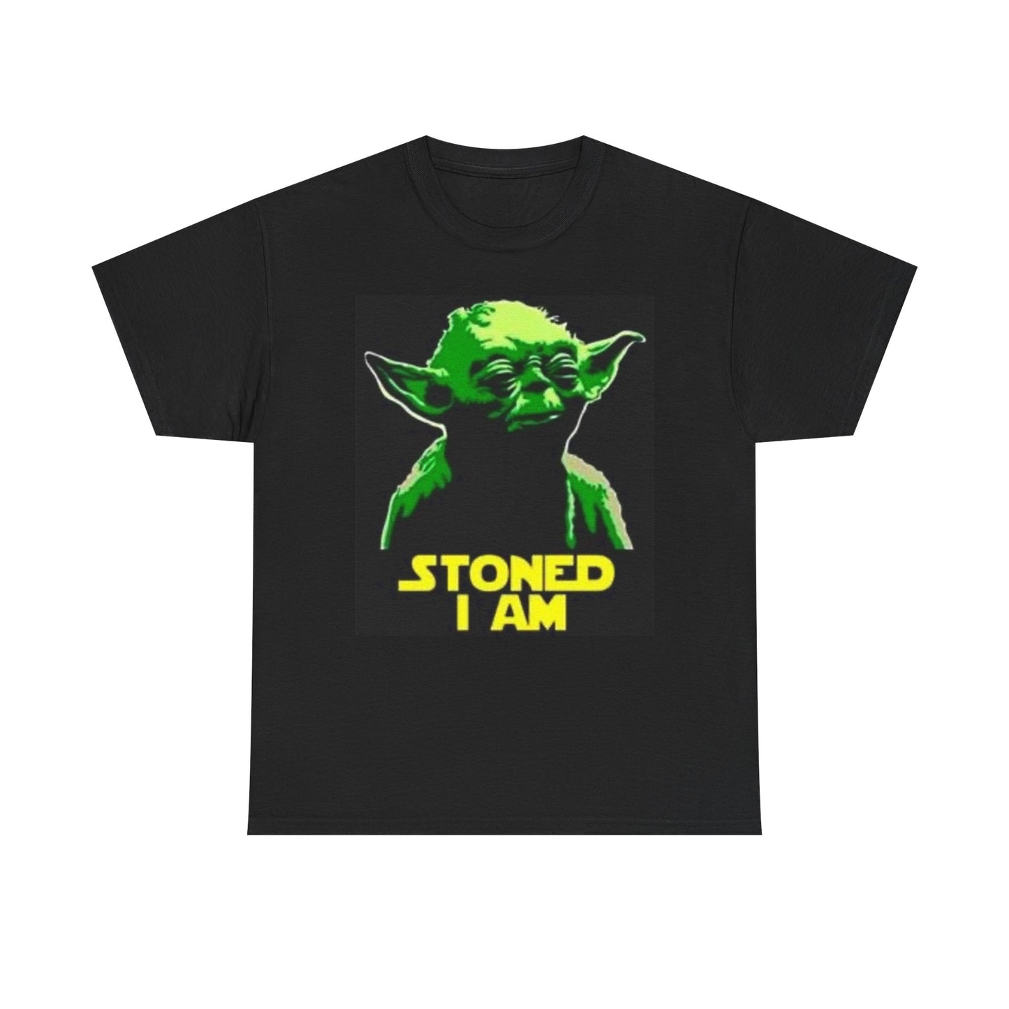 Stoned Am I Funny Star Wars Graphic T Shirt Unisex Heavy Cotton Tee