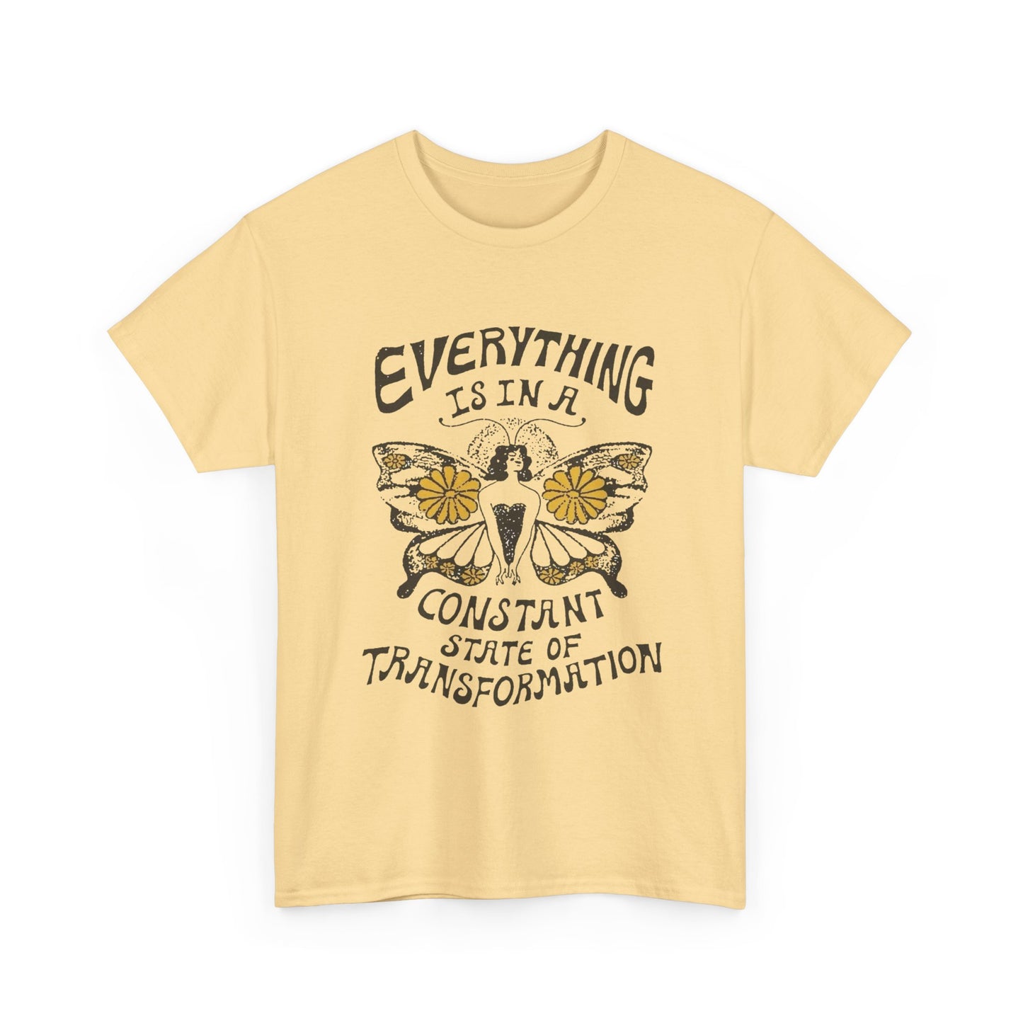 Butterfly Art Graphic T Shirt NEW ADULT Unisex Heavy Cotton Tee
