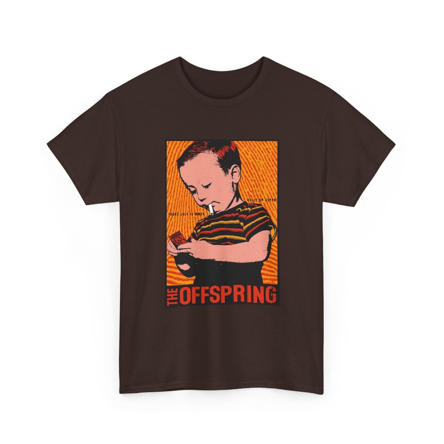 The offspring shirt vintage art retro cigarette band rock Unisex Heavy Cotton