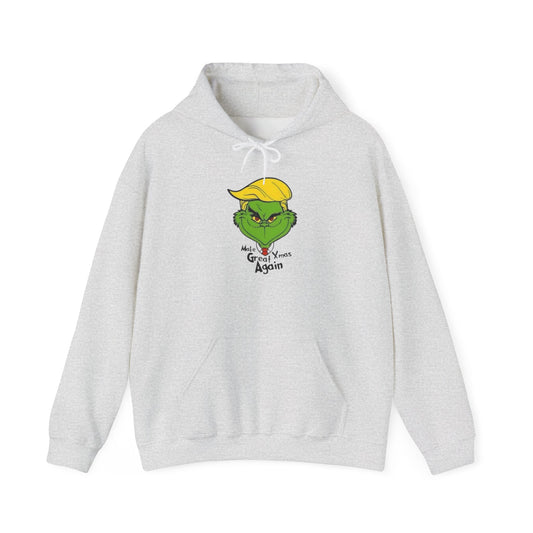 Make Christmas Great Again Funny Graphic Hoodie Heavy Blend™ Hooded Sweatshirt