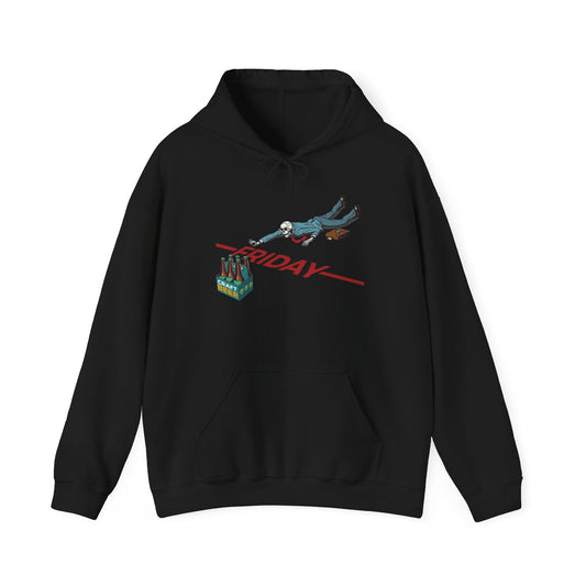 Friday Beers Funny Graphic Hoodie NEW Unisex Heavy Blend™ Hooded Sweatshirt