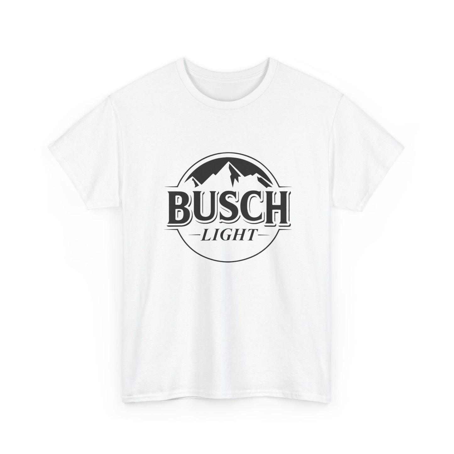 Busch Light Retro Graphic T Shirt Unisex Heavy Cotton Tee NEW