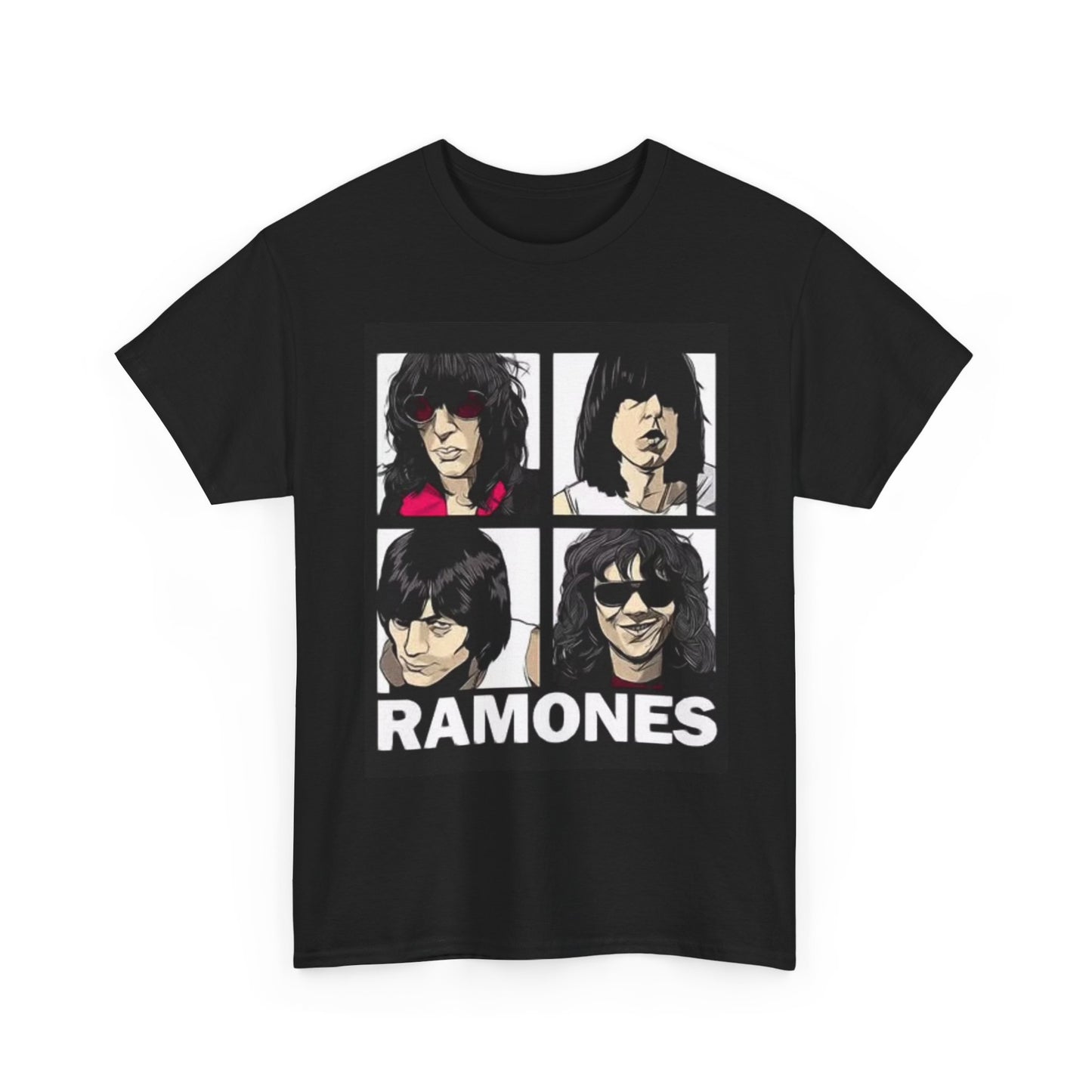 Ramones Graphic T Shirt Vintage Rock Poster Unisex Heavy Cotton Tee