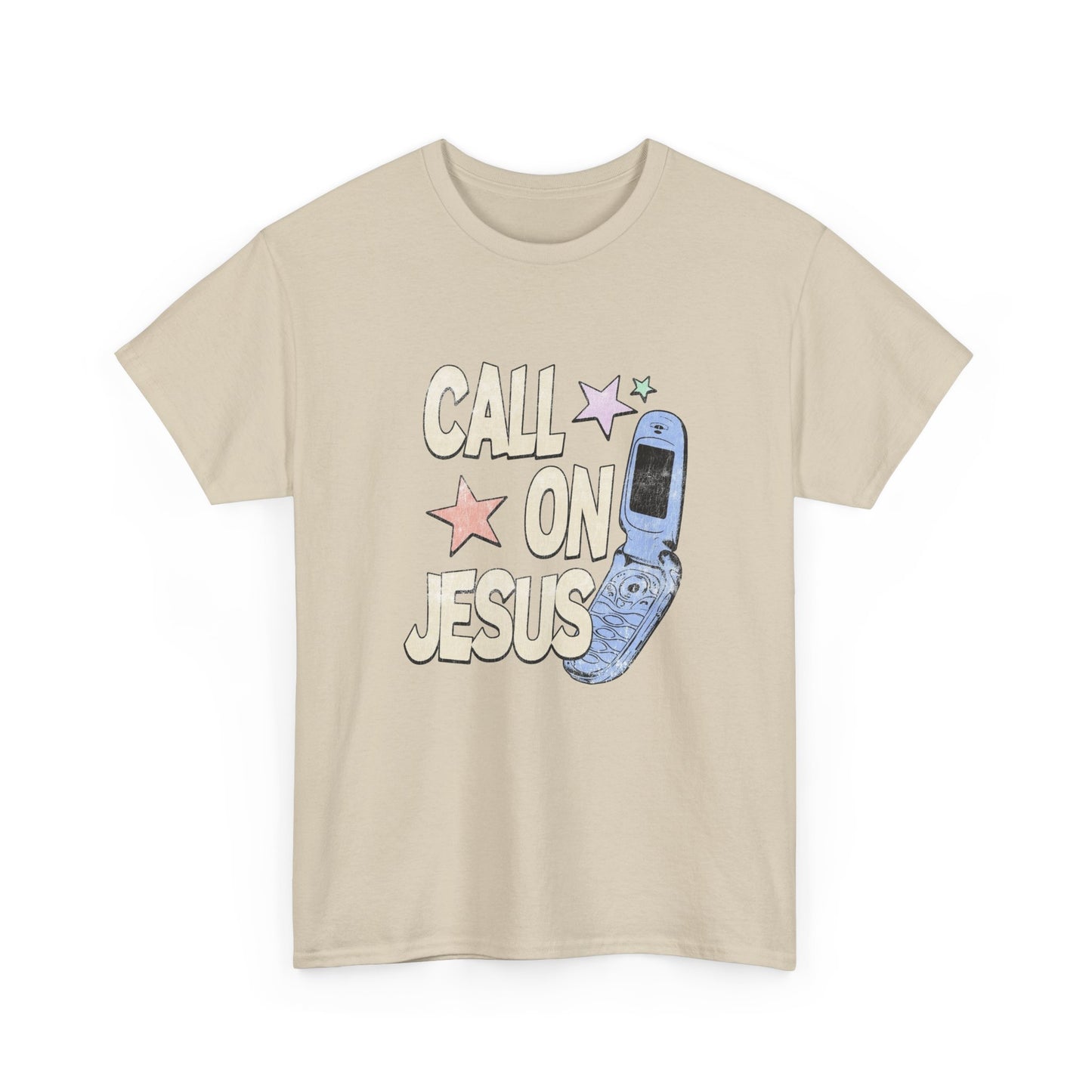 Call On Jesus Graphic T Shirt Unisex Heavy Cotton Tee