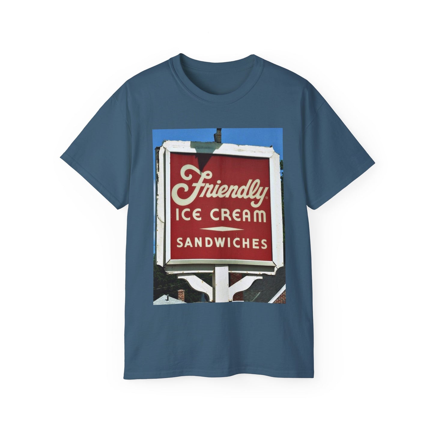 Friendlys ice cream T-shirt vintage New England restaurant chef Ultra Cotton Tee