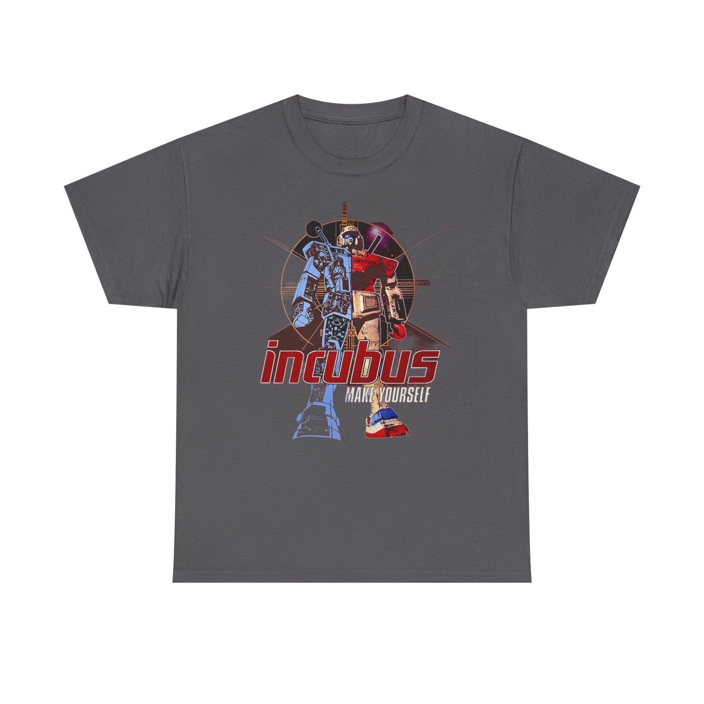 Incubus T-shirt vintage rock band retro metal Unisex Heavy Cotton Tee