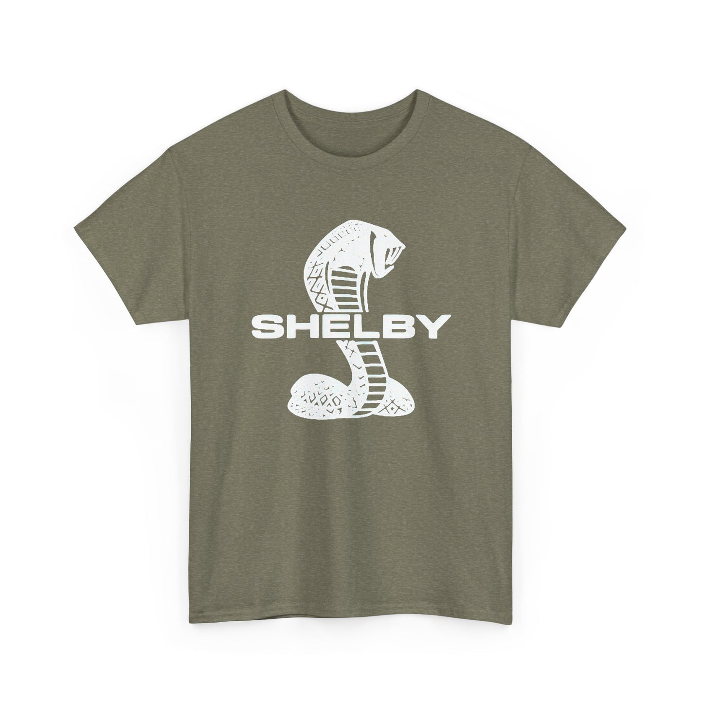 Shelby Graphic T Shirt Retro Ford Mustang Logo Vintage Unisex Heavy Cotton Tee
