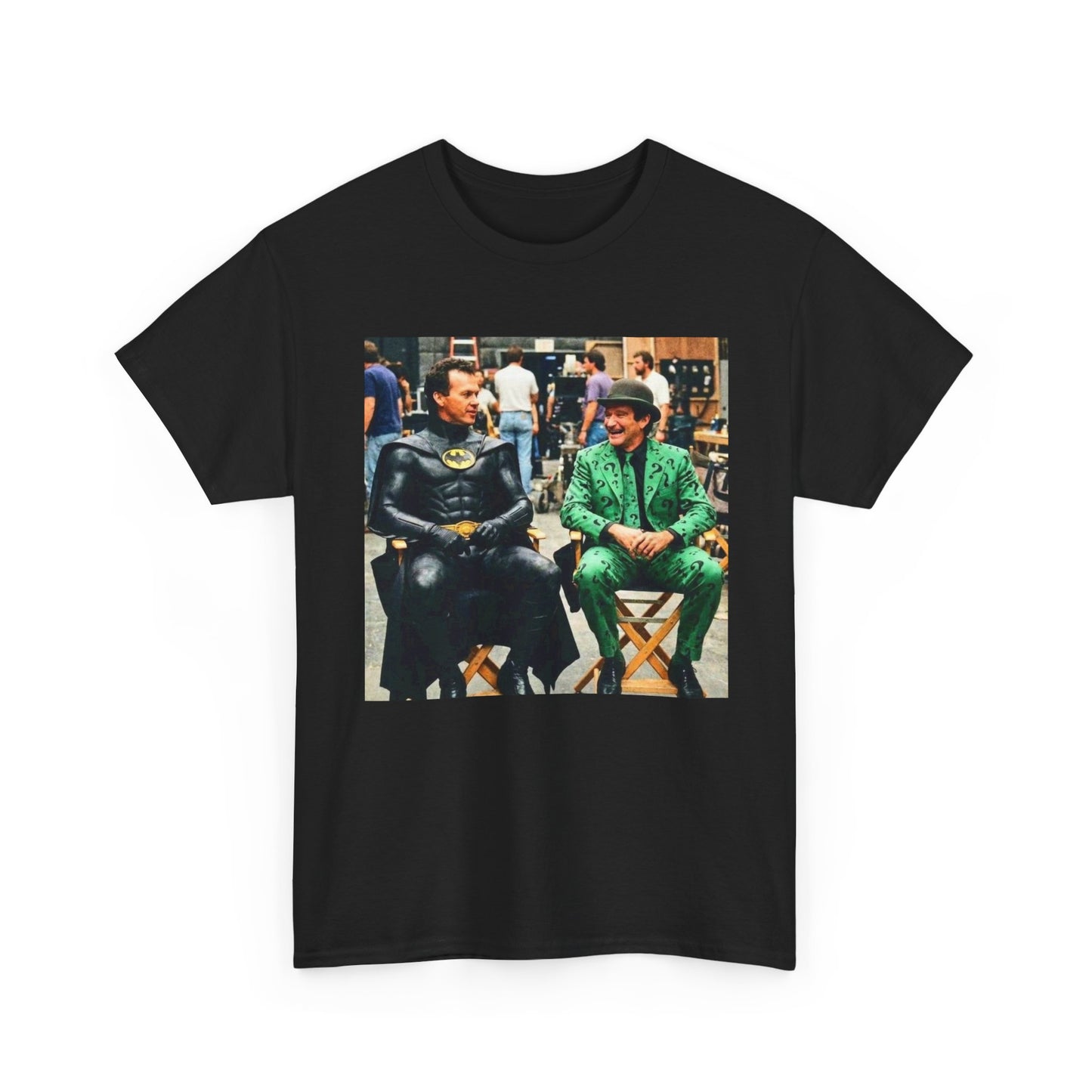 Batman And The Joker Vintage Graphic T Shirt NEW ADULT Unisex Heavy Cotton Tee