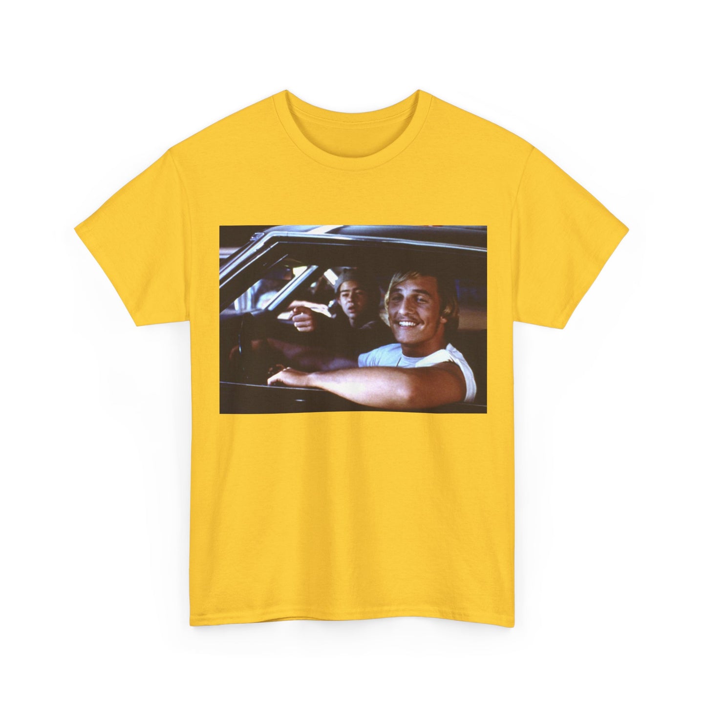 Dazed and Confused Tshirt Vintage Movie Poster Retro Texas Unisex Heavy Cottonn