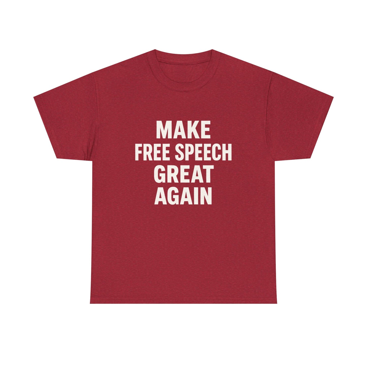 Make Free Speech Great Again Graphic T Shirt Unisex Cotton Tee NEW