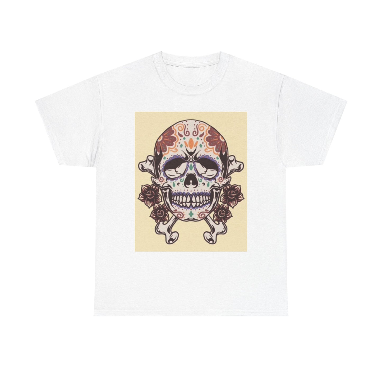 Day Of The Dead Tee, Vintage Art Graphic T-Shirt, Unisex Cotton Shirt, Dia De 5