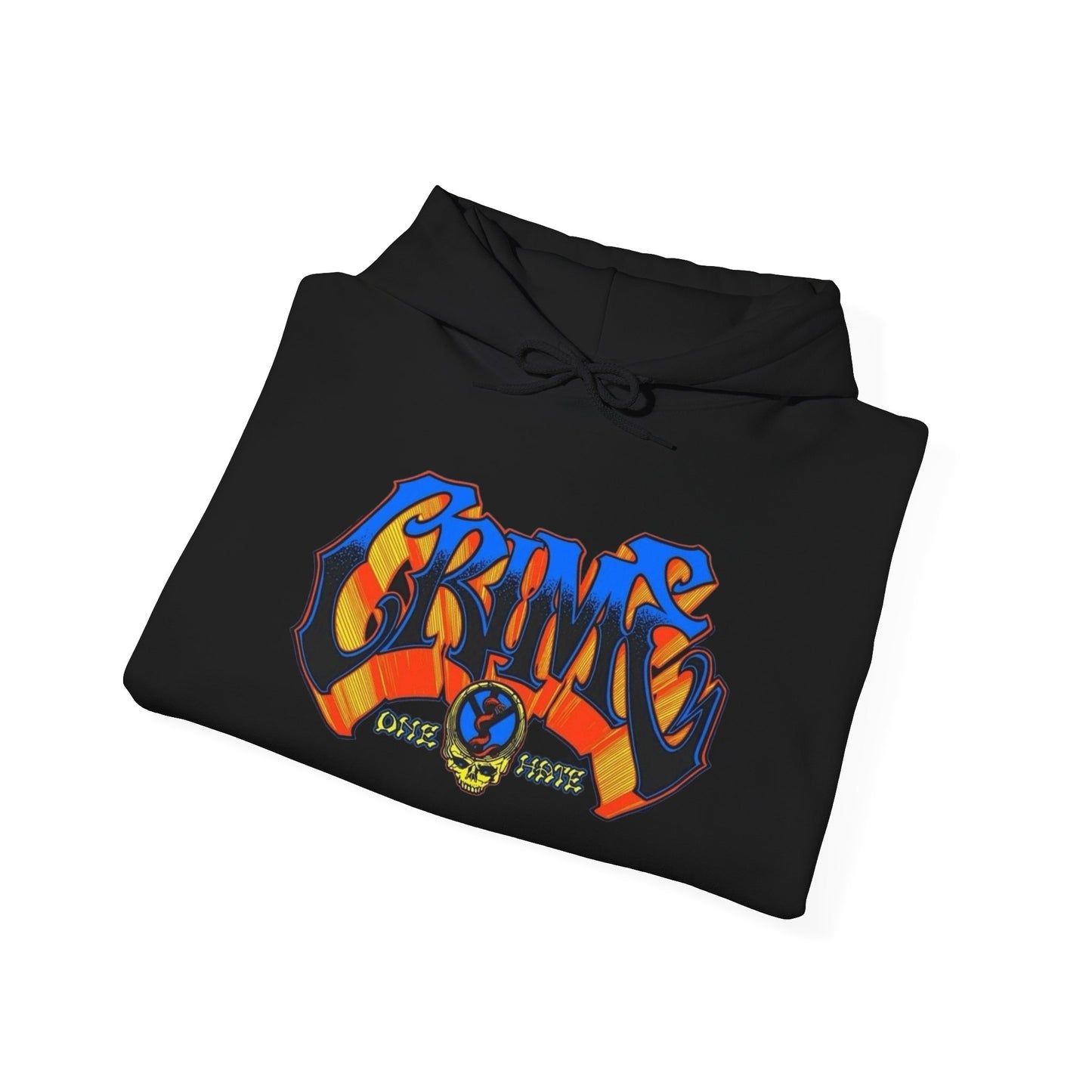 Crime Graphic Hoodie Unisex Heavy Blend™ Hooded Sweatshirt