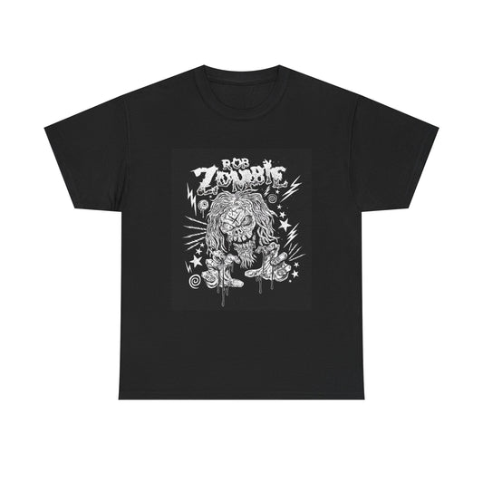 Rob Zombie Tshirt Horror Poster Retro Merch Unisex Heavy Cotton Tee