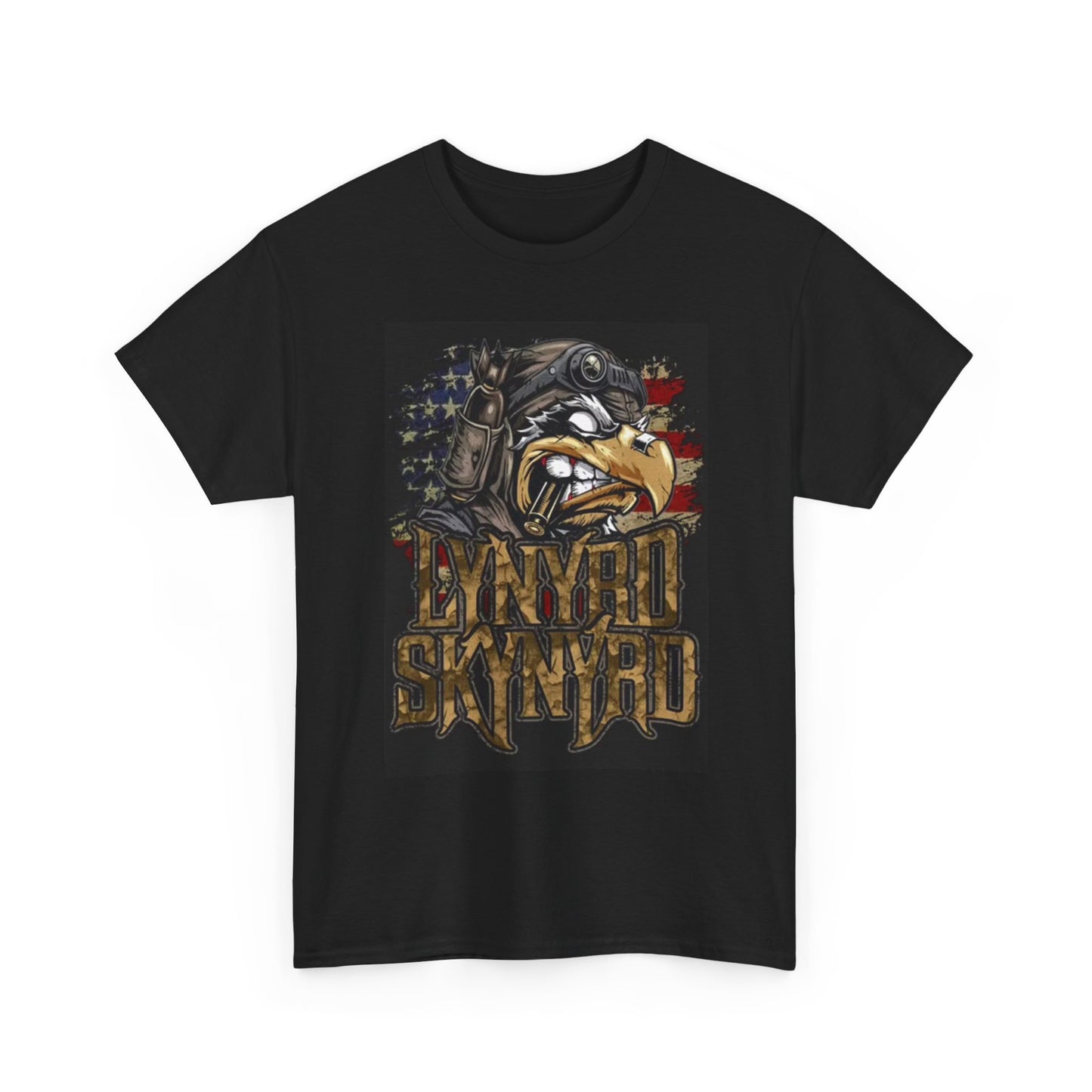 lynyrd Skynyrd Graphic T Shirt Vintage Bald Eagle America Rock Unisex Retro