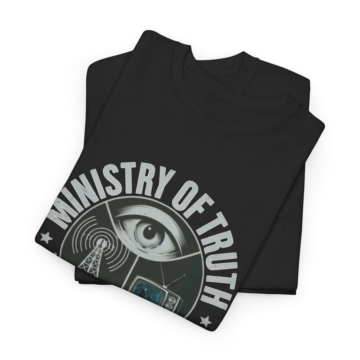 Ministry Of Truth Graphic T Shirt Men's Heavy Cotton Tee