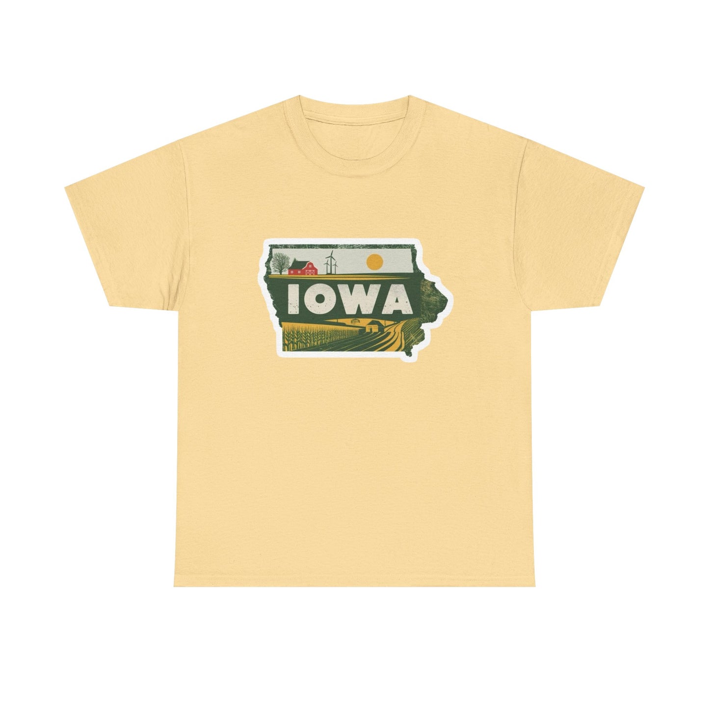 Iowa Farming Graphic T Shirt NEW Adult Tee