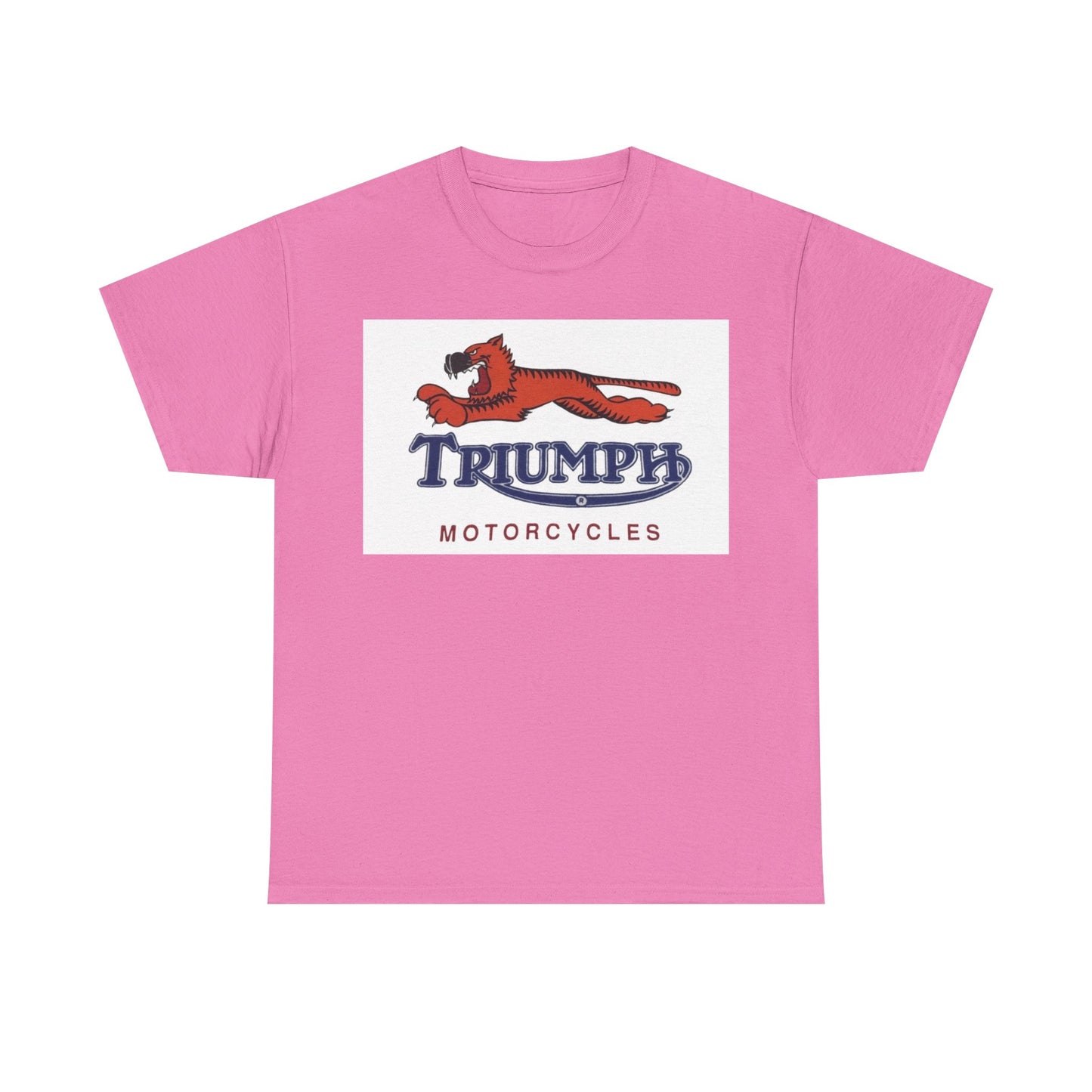 Triumph T-shirt vintage motorcycles nostalgia Tiger Unisex Heavy Cotton Tee