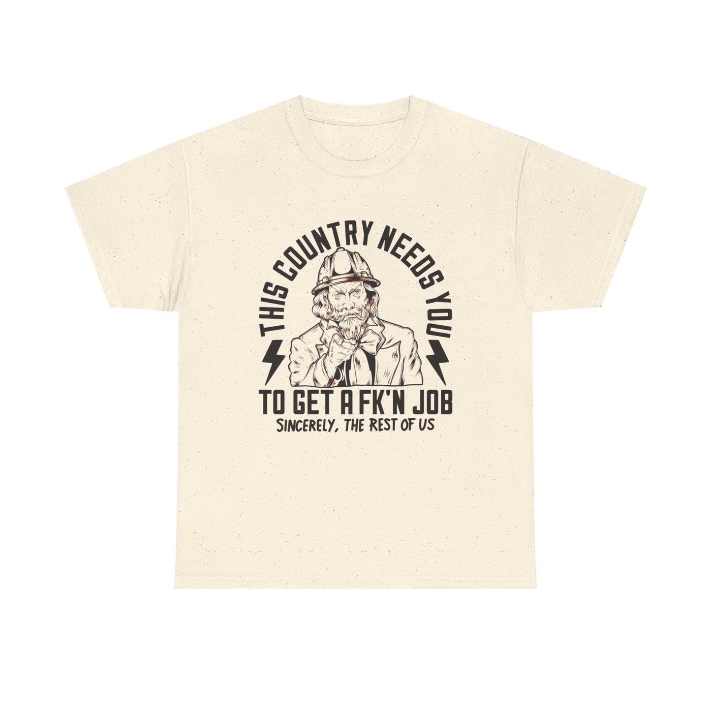 This Country Needs You Graphic T Shirt Unisex Heavy Cotton Tee