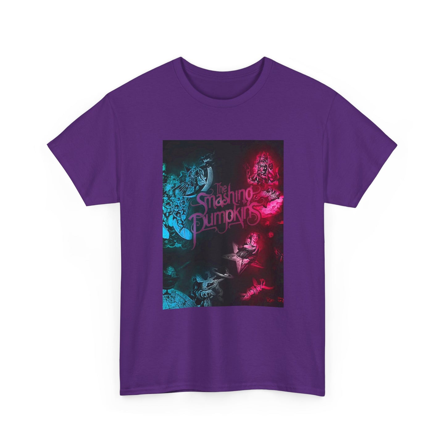 The Smashing Pumpkins Tshirt Vintage Merch Neon Unisex Heavy Cotton Tee