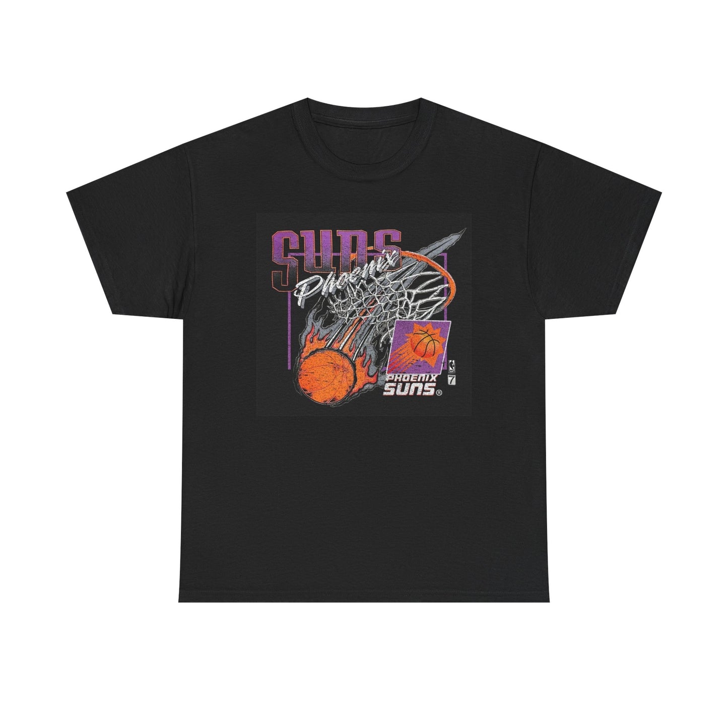 Phoenix Suns Graphic T Shirt Vintage Retro Basketball Unisex Heavy Cotton Tee