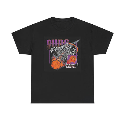 Phoenix Suns Graphic T Shirt Vintage Retro Basketball Unisex Heavy Cotton Tee