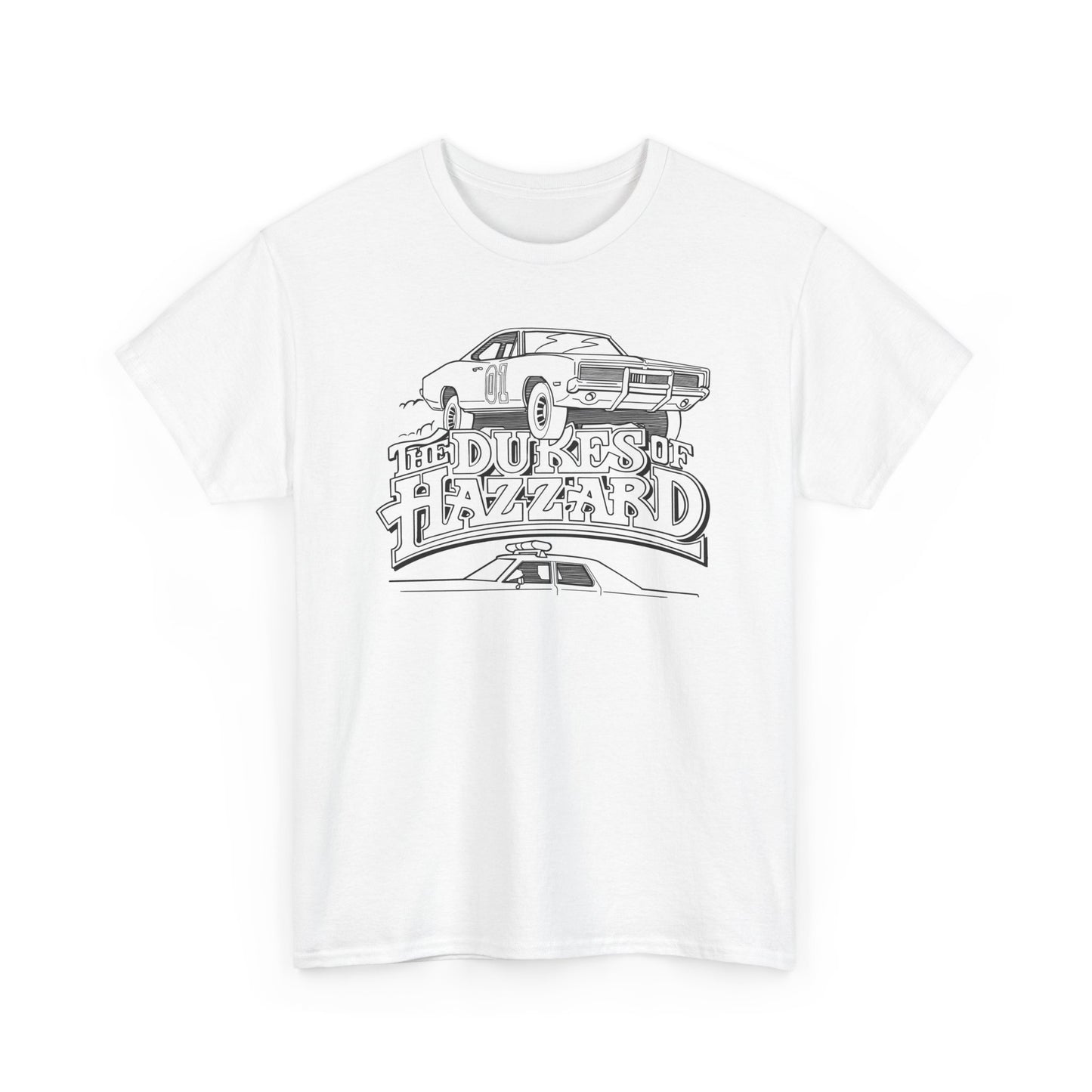 The Dukes Of Hazzard Graphic T Shirt Vintage Unisex Heavy Cotton Tee