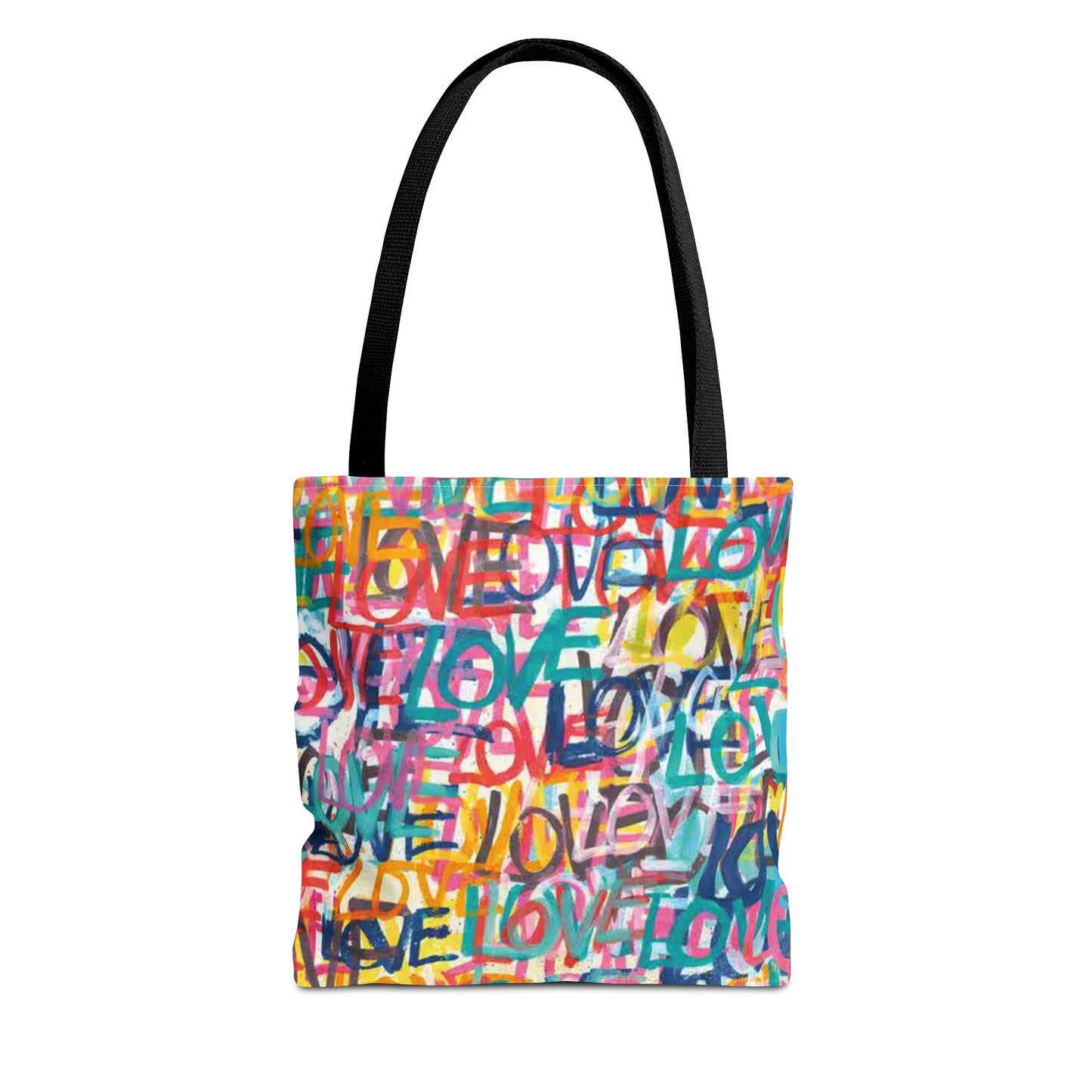 LOVE Multi Color BRAND NEW Modern Purse - Pocketbook - Travel Tote Bag (AOP)