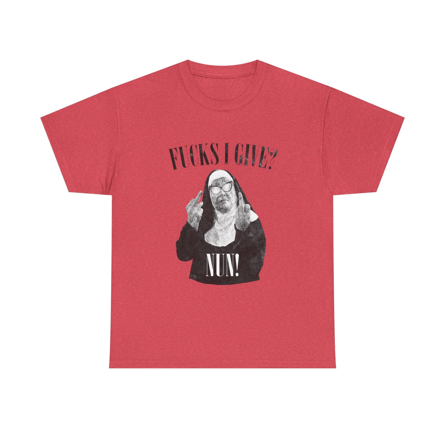No F's I Give None Funny Jokes Graphic T Shirt Unisex Heavy Cotton Tee