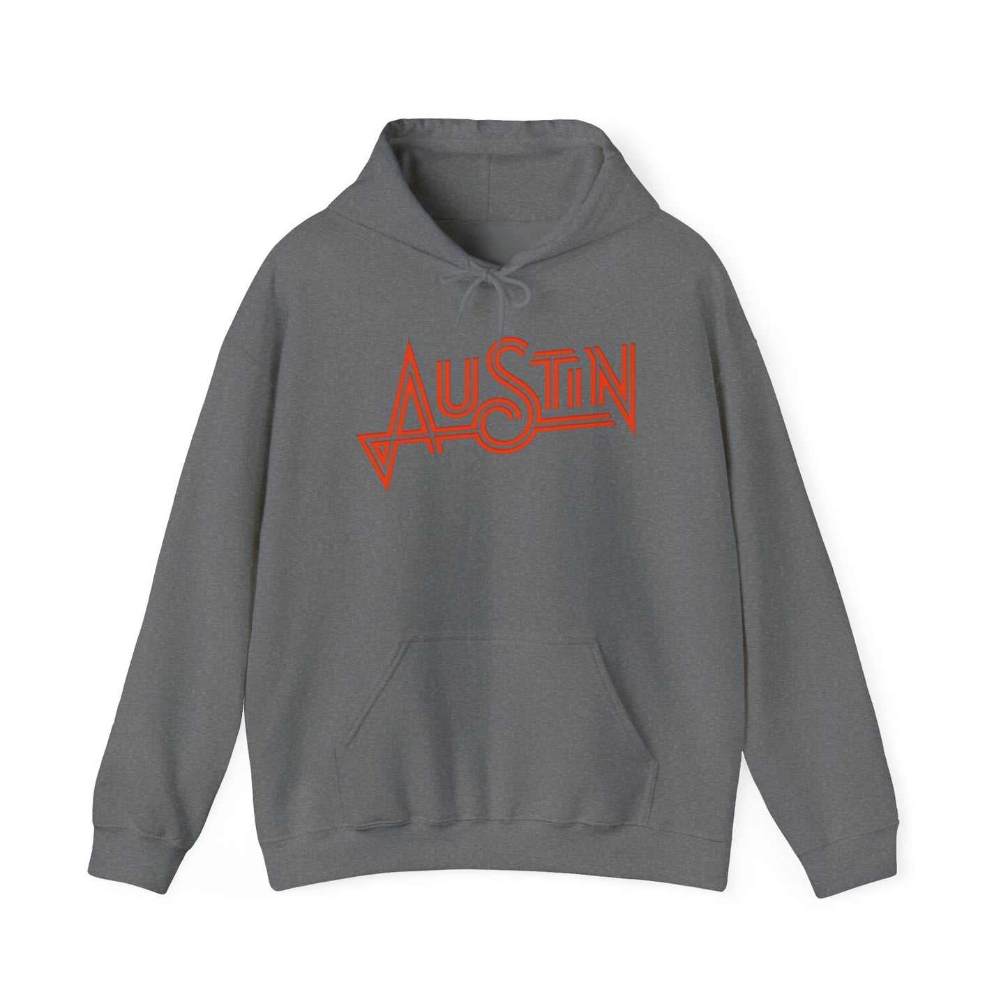 Austin Texas Retro Graphic Hoodie Unisex Heavy Blend™ Hooded Sweatshirt