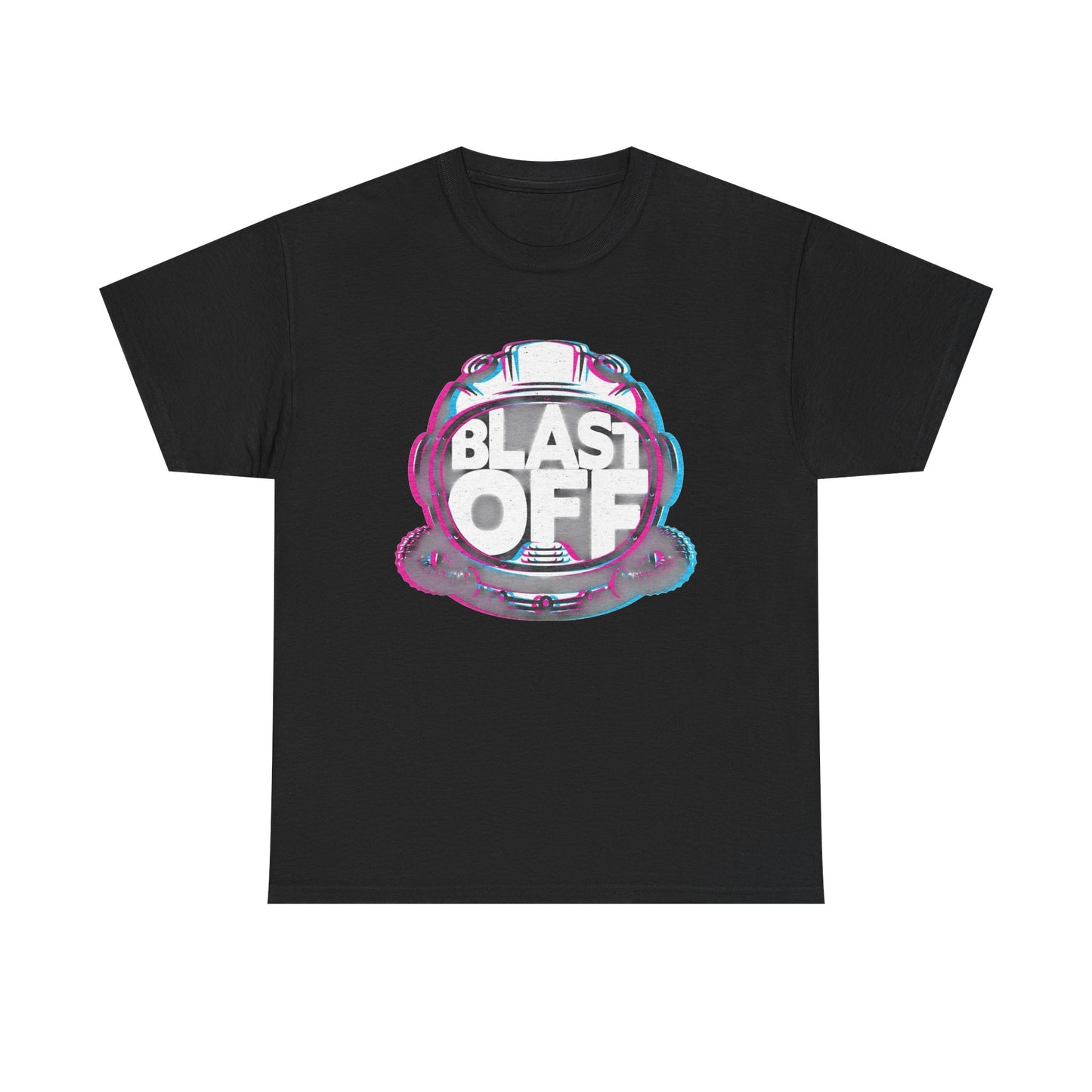 Blast Off Graphic T Shirt Unisex Heavy Cotton NEW Tee