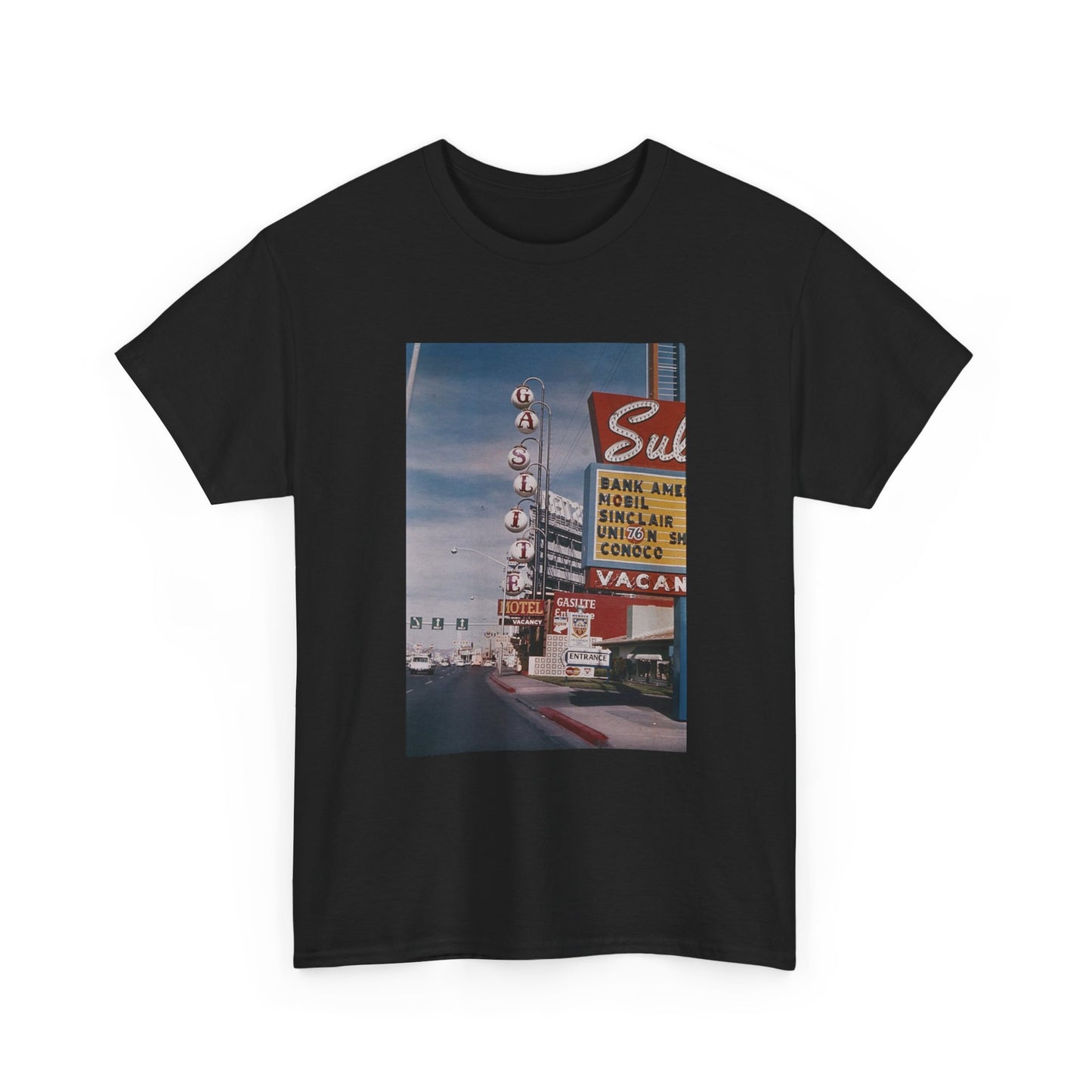 Old Las Vegas Tshirt Vintage Strip Retro Photo Nostalgia Unisex Heavy Casino