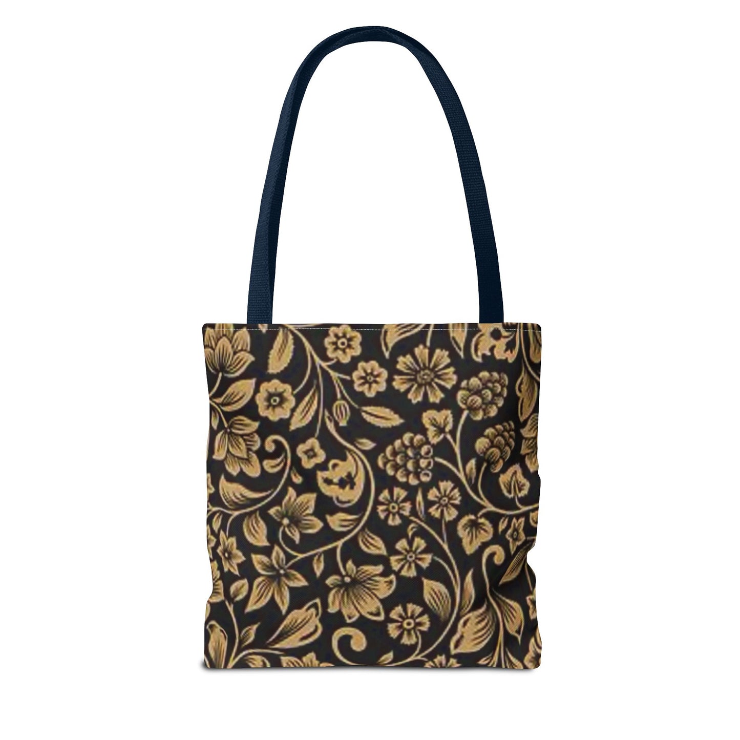 Gold Flowers Multi Color BRAND NEW MODERN Tote Bag (AOP)