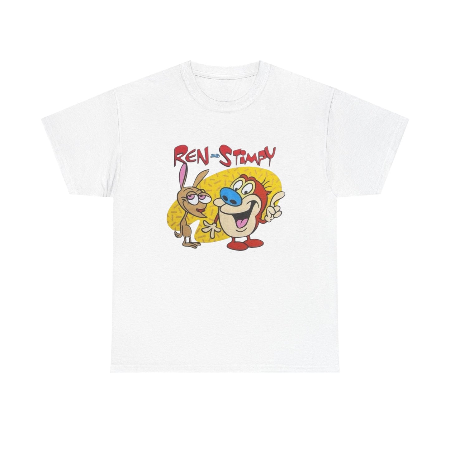 Ren And Stimpy Vintage Graphic T-Shirt Unisex Heavy Cotton Tee Gift NEW