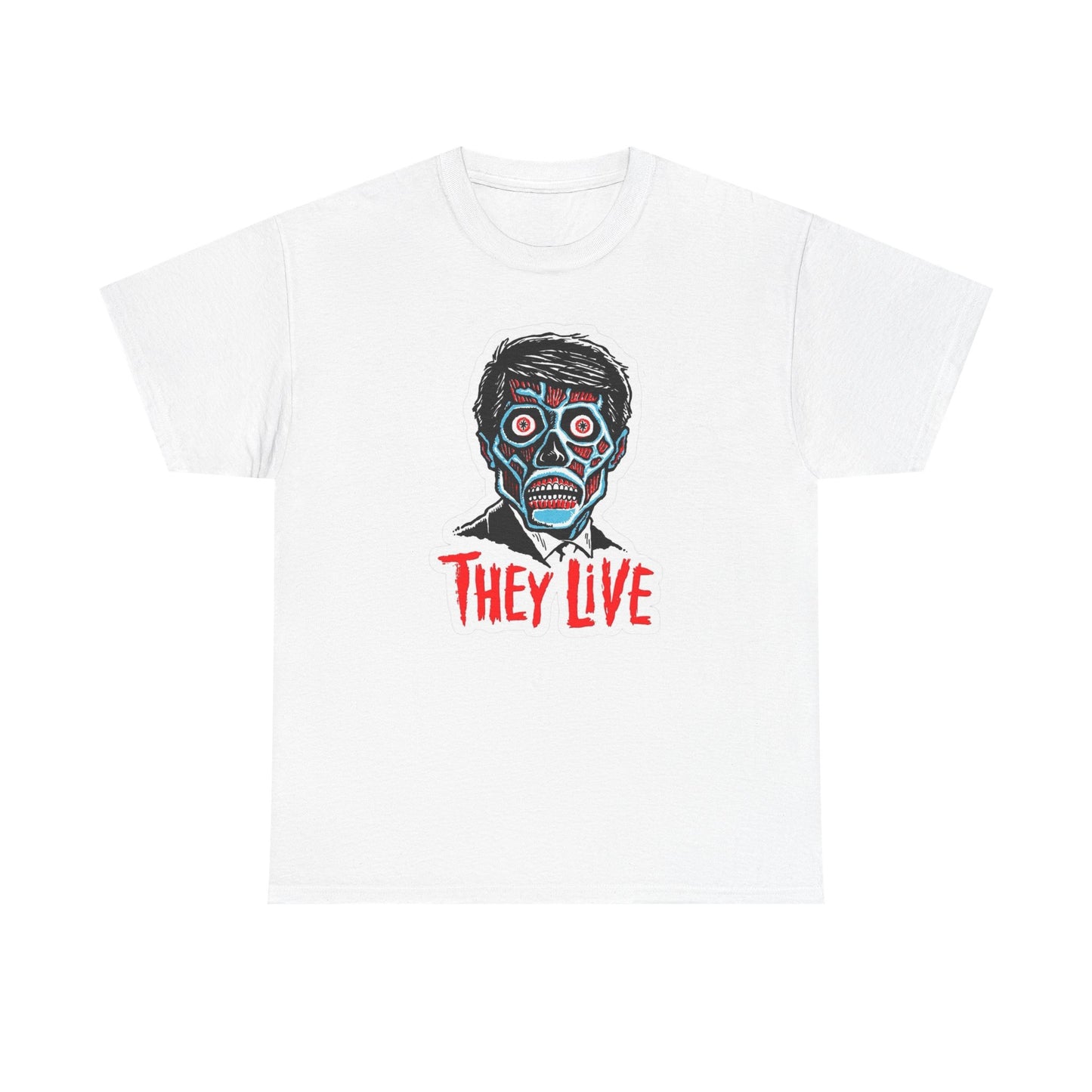 They Live Zombies Graphic T Shirt Unisex Heavy Cotton Tee