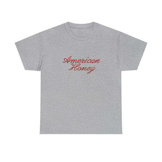 American Honey Retro 70s Graphic T Shirt NEW ADULT Unisex Heavy Cotton Tee
