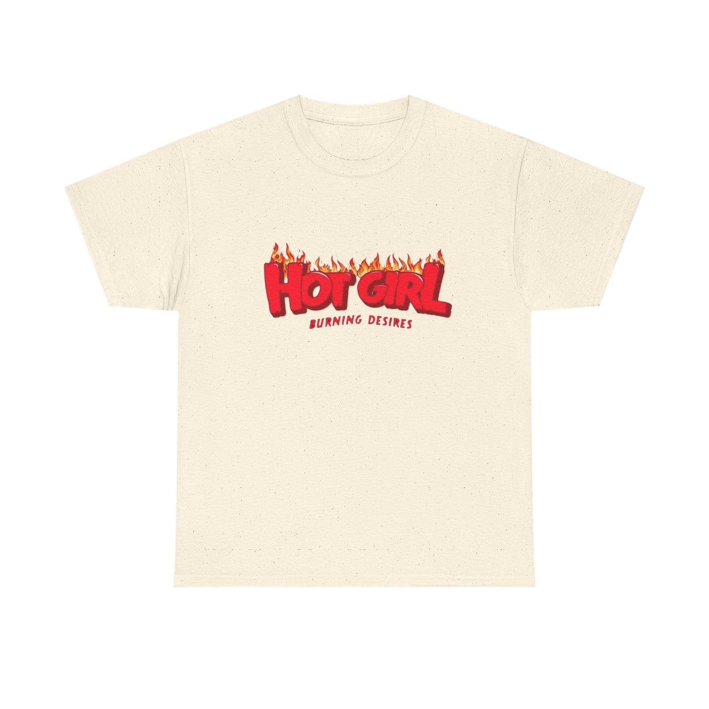 Hot Girl Logo Retro Skateboarding Graphic T-Shirt Unisex Heavy Cotton Tee